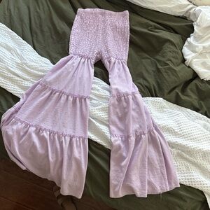 Lavender Flared Women’s Bottoms
